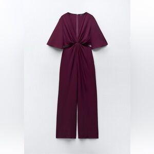 Zara cut out long jumpsuit